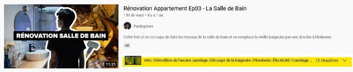 Checklist optimisation vidéos : réaliser le chapitrage