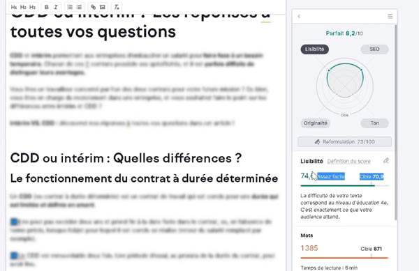 Vidéo SEMRUSH : la fonctionnalité SEO Writing Assistant