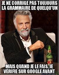 Meme sur les fautes de français courantes (orthographe, grammaire, conjugaison)