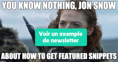 exemple de newsletter conseils rédaction web