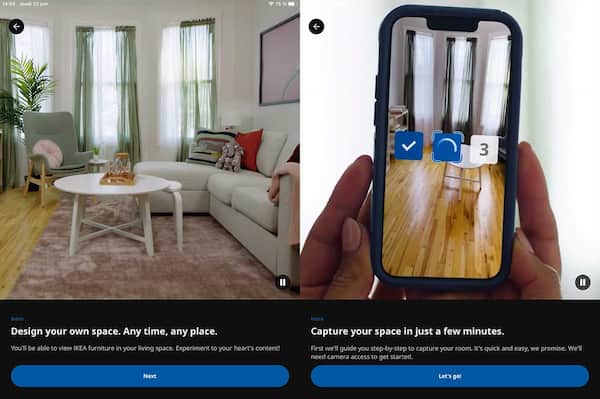 Exemple de réalité augmentée au service du marketing : Ikea