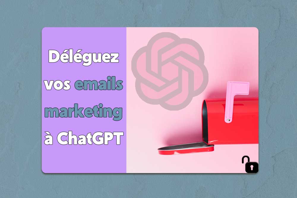 Bannière chatgpt pour emailing et emails marketing