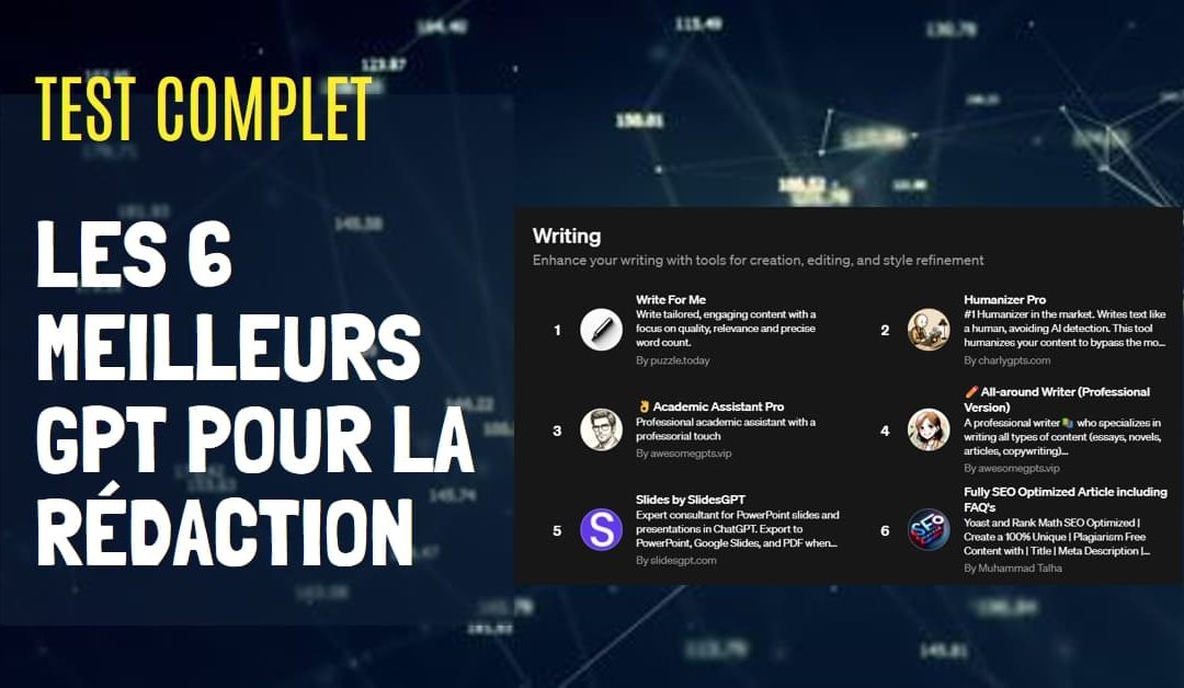 Test : les 6 meilleurs chatbots ChatGPT pour la rédaction