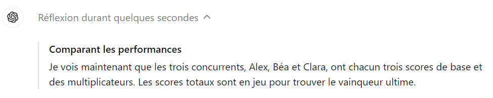 ChatGPT o1 : meilleur que GPT 4o pour la création de contenu ? 4 phase de réflexion de chatgpt 01 mini