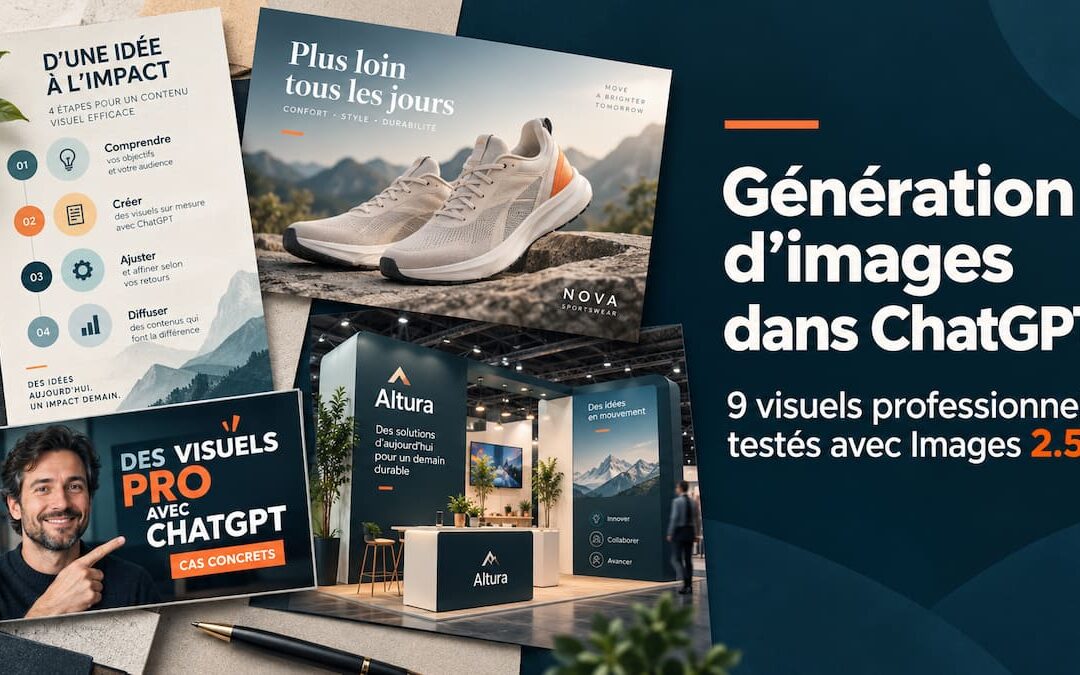 Images dans ChatGPT : 9 idées et prompts testés pour les professionnels