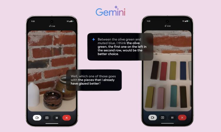 L'IA de Google déploie (enfin) ses armes en 2025 4 Gemini Live Vision, permet d'utiliser la vidéo de son smartphone pour que l'IA voit le monde