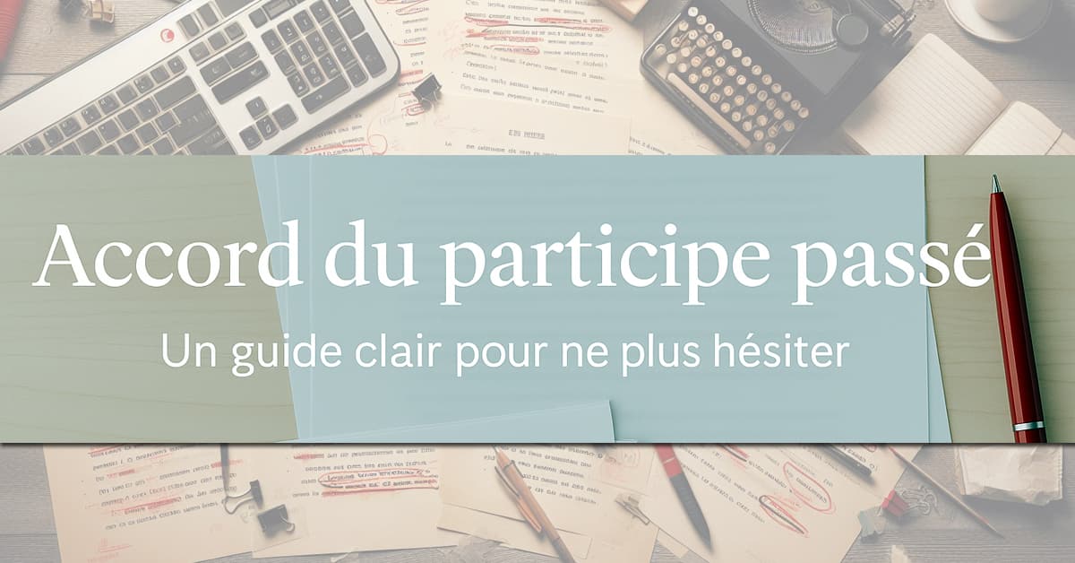 Image principale : accord du participe passé : toutes les règles et exceptions