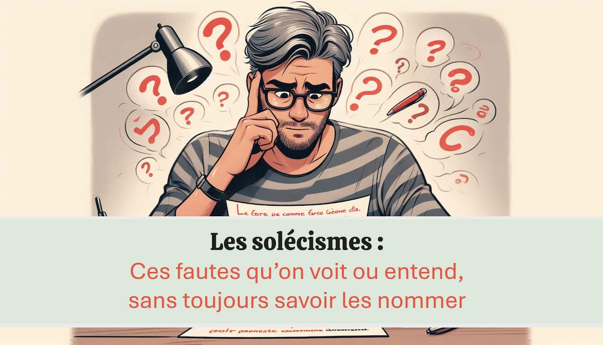 Solécisme : une faute de syntaxe dont on ne connaît pas le nom