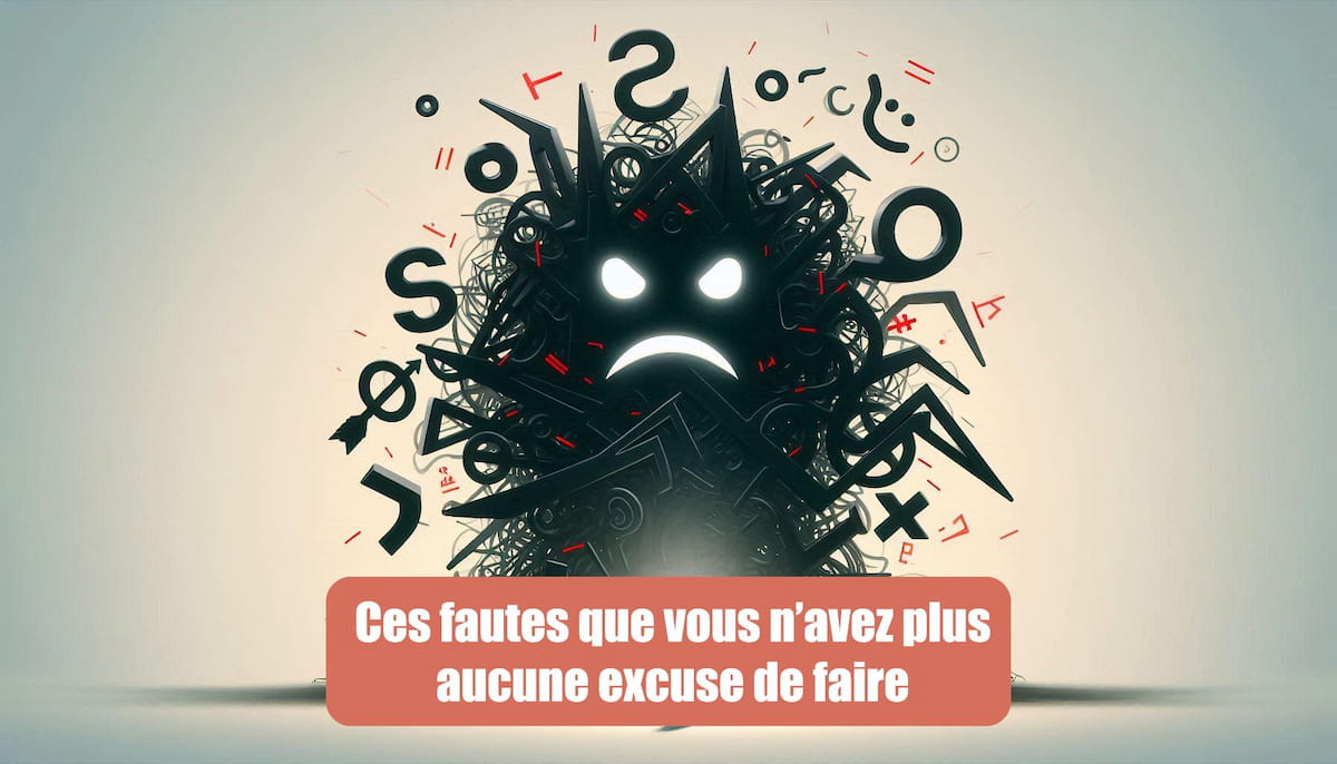 Fautes de syntaxe : ces fautes que vous devez cesser de faire