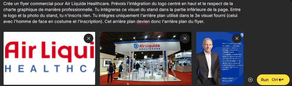Prompt pour fusionner plusieurs images avec Nano Banana (Gemini 2.5 Flash Image) , dans le but de créer un visuel marketing complexe
