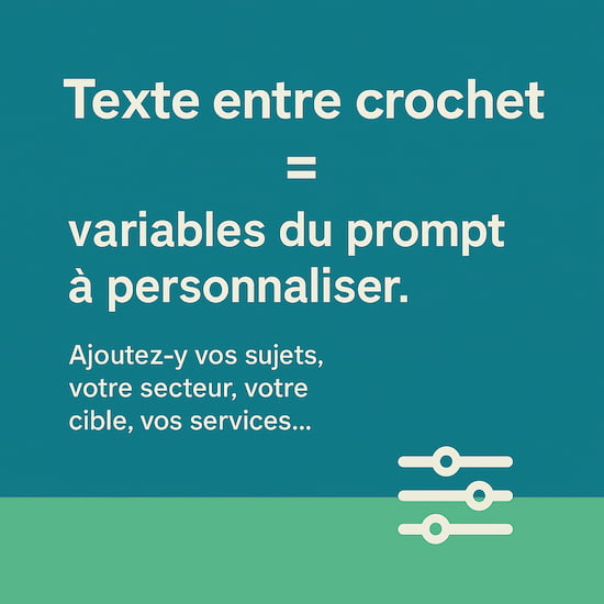 Variables de prompt à personnaliser