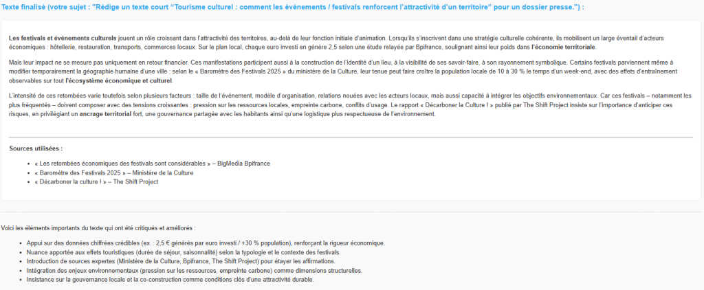 Alcedo USE CASE 20 resultat