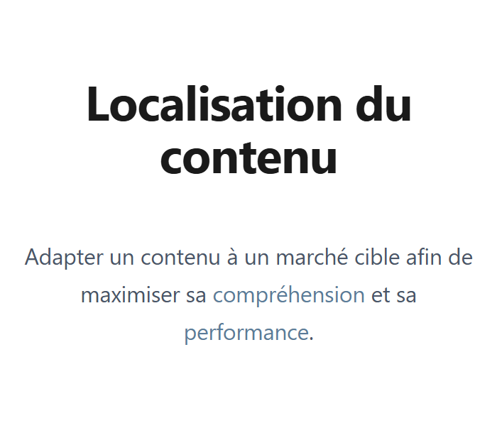 Pourquoi la localisation de contenu est-elle plus importante que jamais à l'ère de l'IA ? 1 localisation du contenu_definition