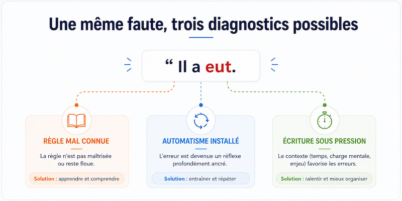 Langue française : testez votre niveau et progressez sur les pièges les plus fréquents 4 Diagnostiquer ses fautes de français