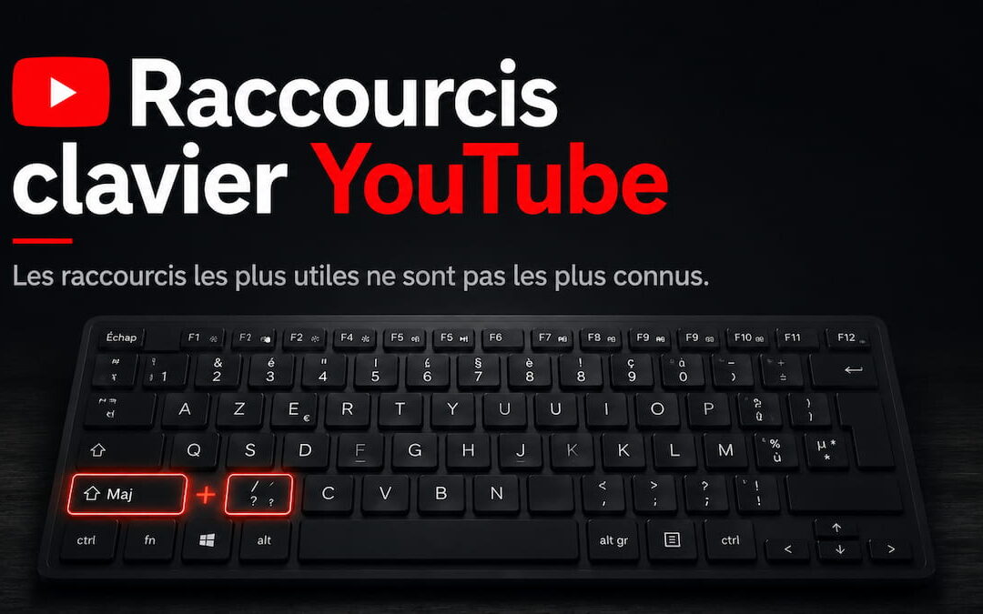 Raccourcis clavier YouTube : la liste complète et les fonctions à connaître