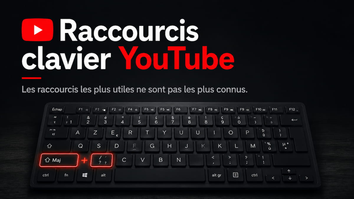 Hero_Raccourcis clavier YouTube