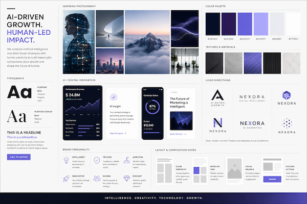 32 tendances & idées de visuels à créer avec ChatGPT Images 2.0 11 Le moodboard professionnel