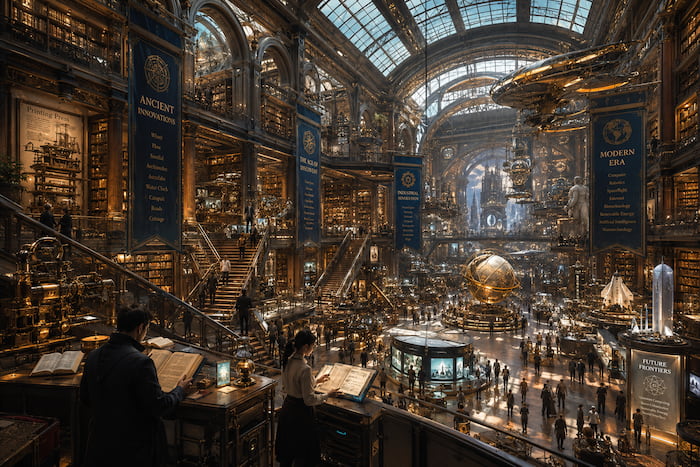 32 tendances & idées de visuels à créer avec ChatGPT Images 2.0 28 Une bibliothèque monumentale
