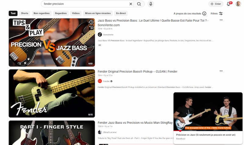 Raccourcis clavier YouTube : la liste complète et les fonctions à connaître 3 raccourci lecteur réduit Youtube