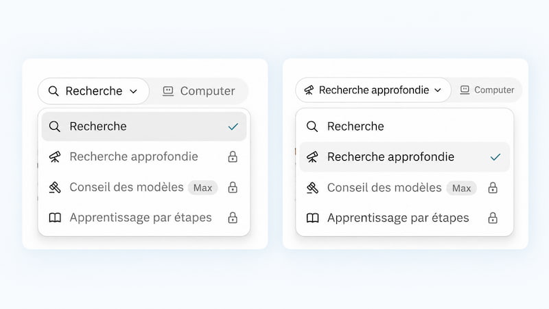 Fonctionnalité Recherche approfondie de Perplexity Pro