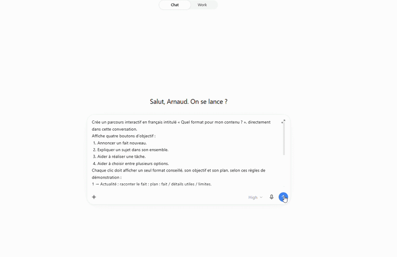 Avec Intelligent UI, ChatGPT peut désormais créer un outil dans sa réponse 6 aide au choix de format éditorial_Intelligent UI_GPT6