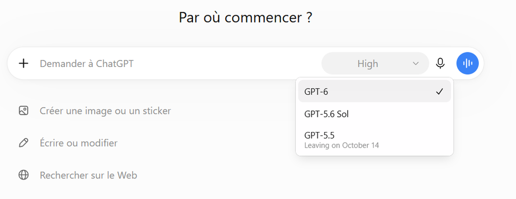 Avec Intelligent UI, ChatGPT peut désormais créer un outil dans sa réponse 3 image 1